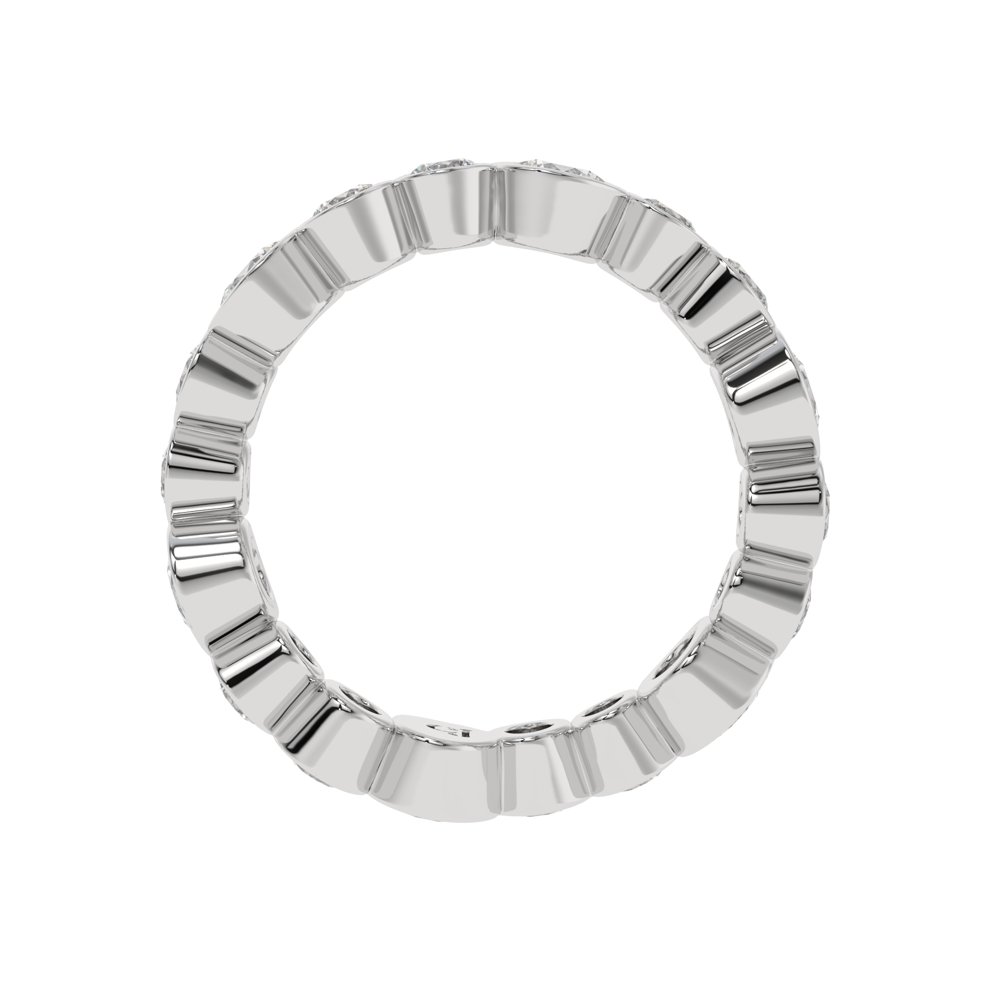 Celeste Bezel Diamond Band Caratlink