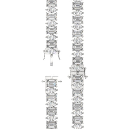 Emerald and Marquise Diamond Bracelet Caratlink