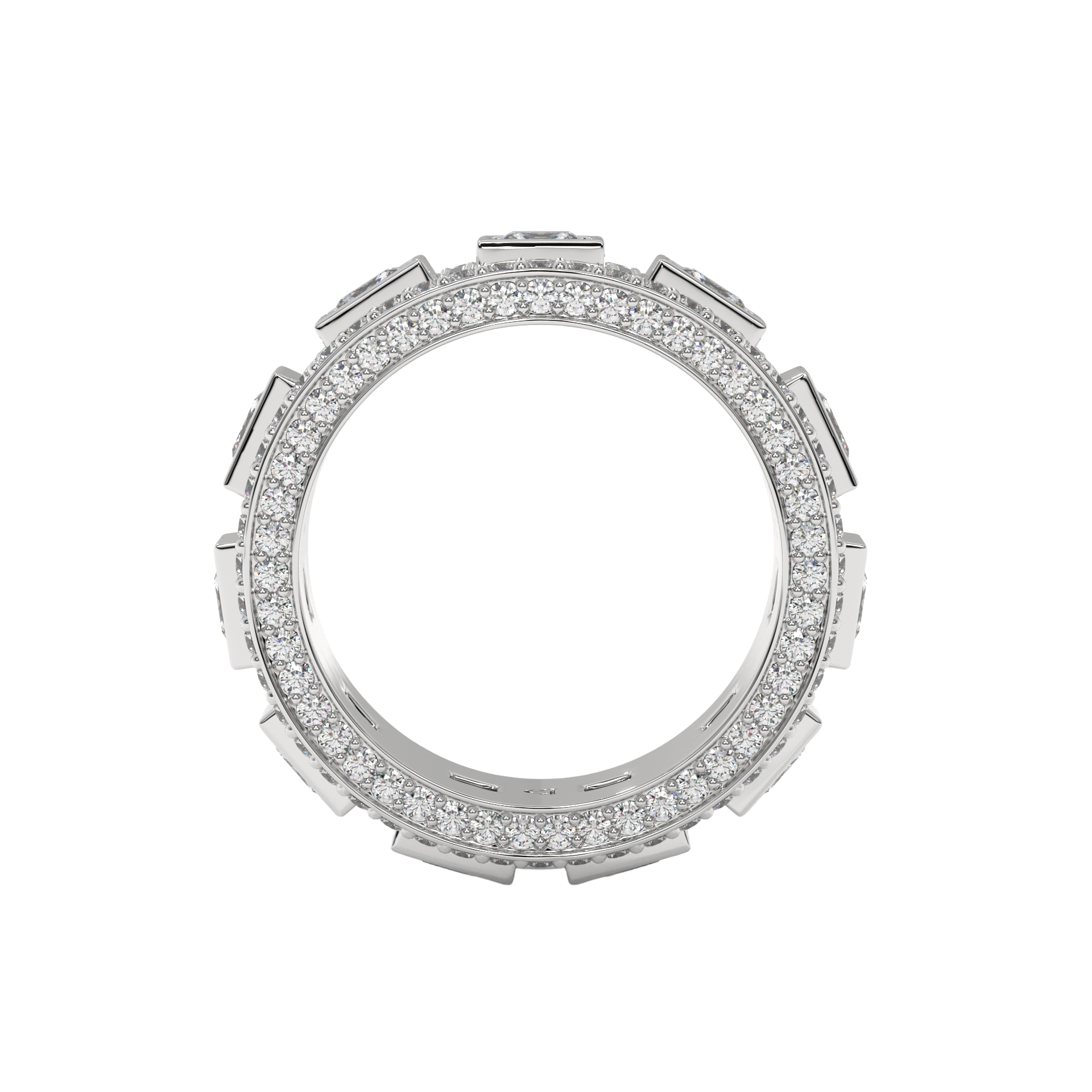 Regal Square Diamond Band Caratlink