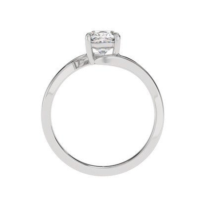 Pure Harmony Cushion Solitaire Ring - Caratlink