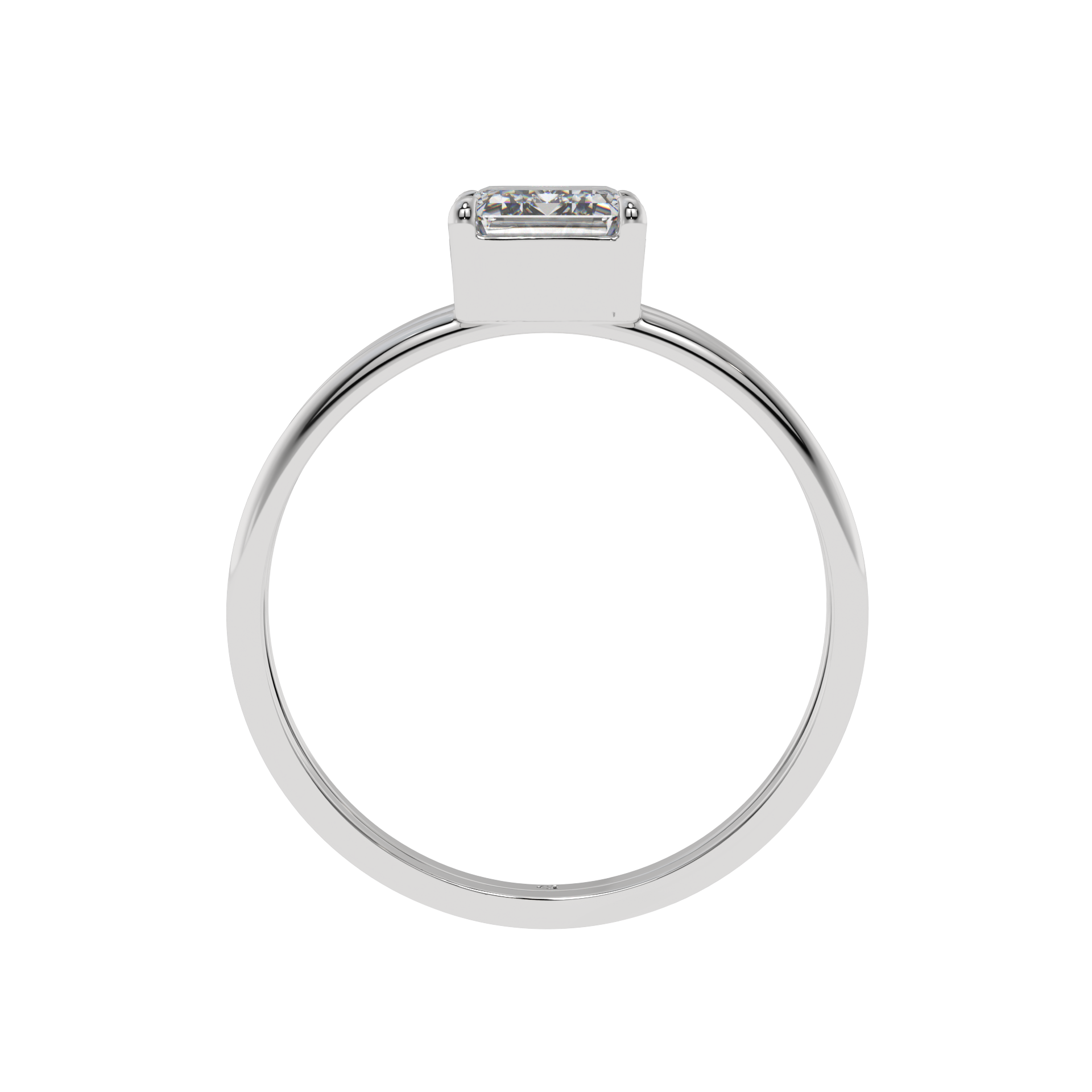 Modern Muse Emerald Solitaire Ring - Caratlink