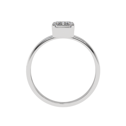 Modern Muse Emerald Solitaire Ring - Caratlink