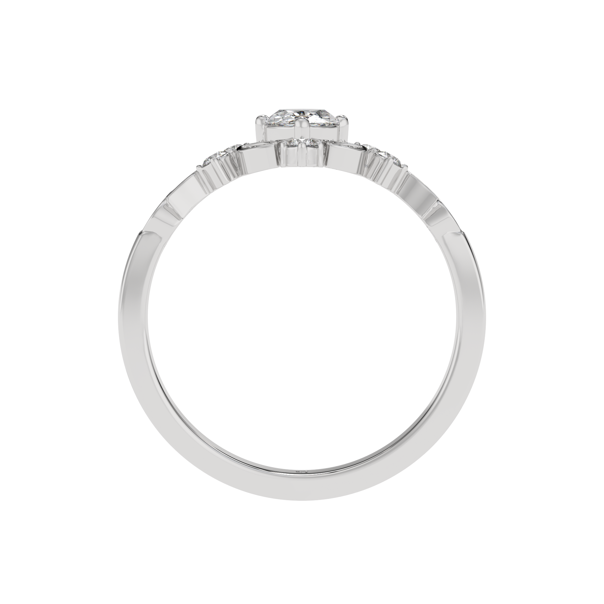 Vintage Tiara Oval Ring - Caratlink