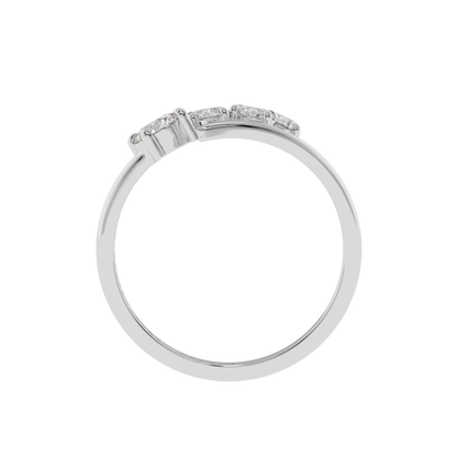 Serena Curve Diamond Wrap Ring Caratlink