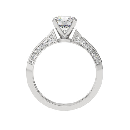 Classic Crown Solitaire Ring - Caratlink