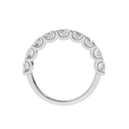 Oval Harmony Diamond iternity band Caratlink
