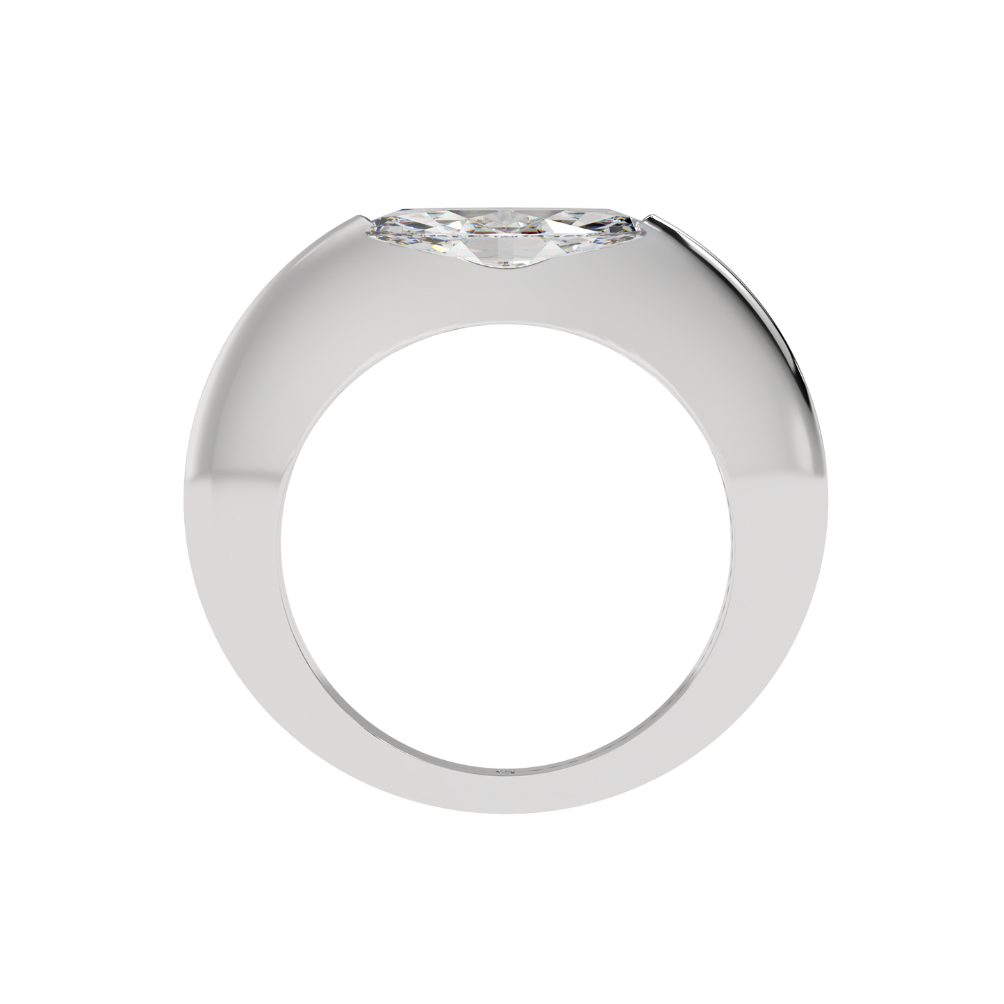 Sleek Marquise Bezel Ring - Caratlink