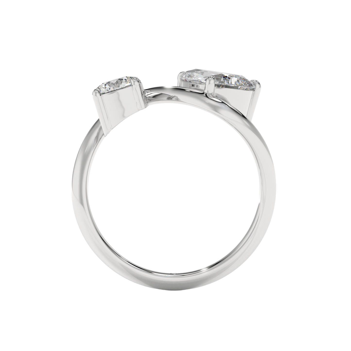 Dual Harmony Diamond Ring