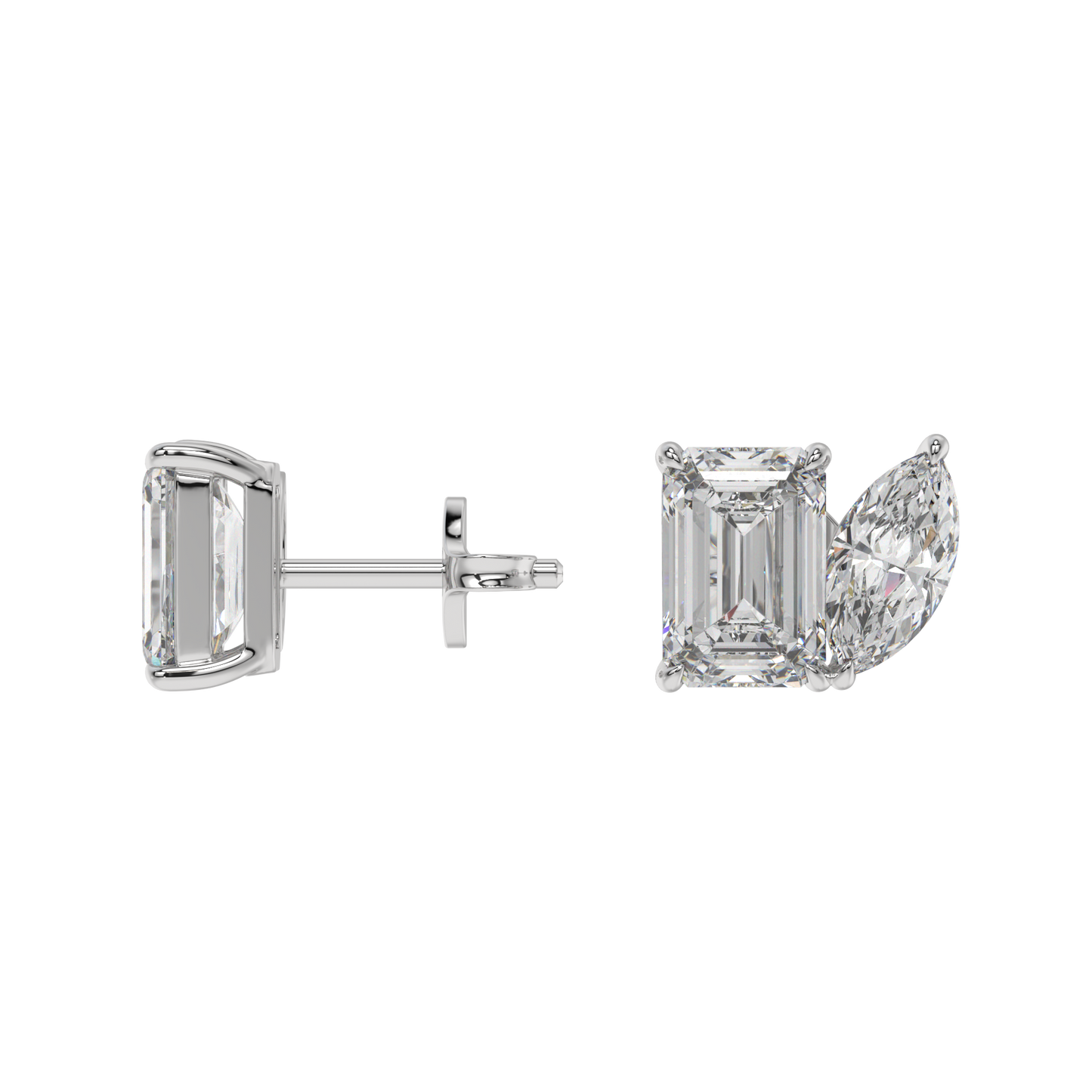 Emerald Marquise Duo Studs CaratLink