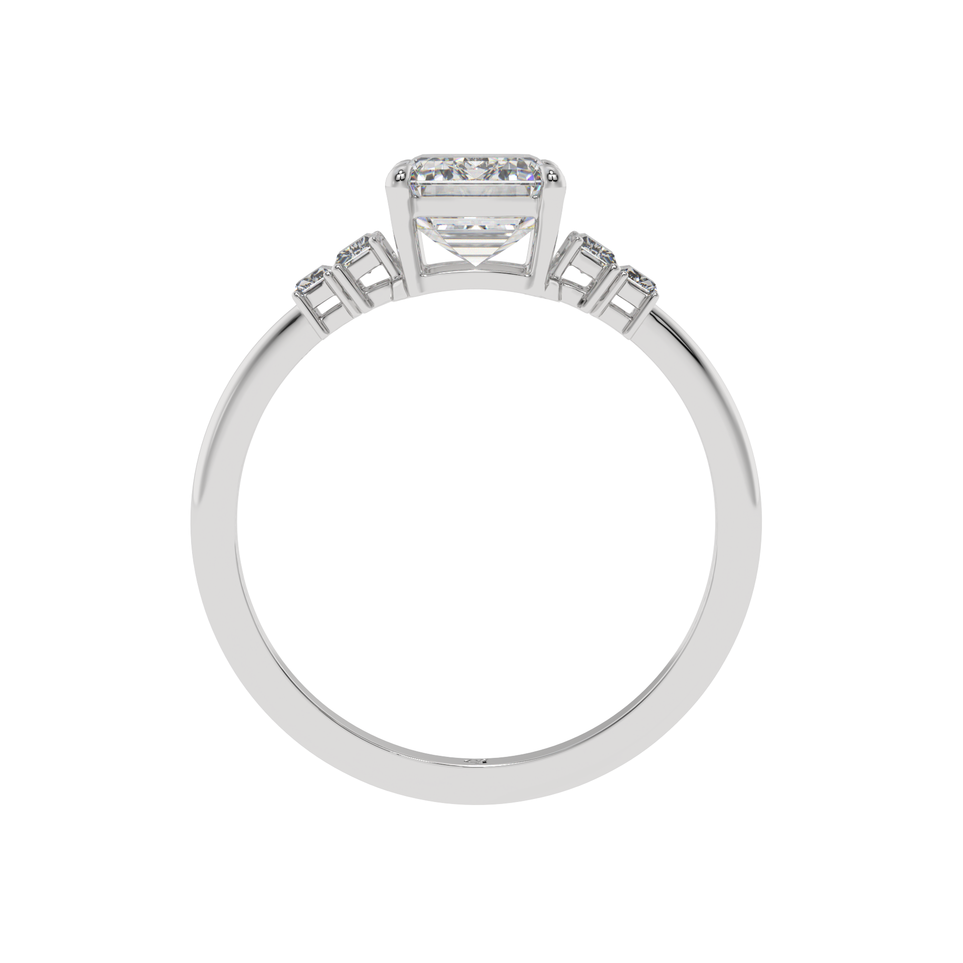 Classic Trilogy Emerald Ring - Caratlink