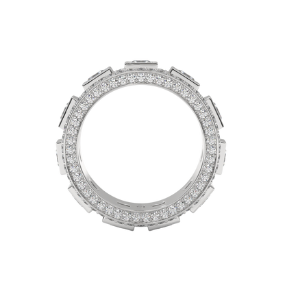 Regal Square Diamond Band