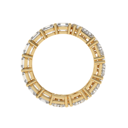 Luxe Asscher-Trillion Eternity Band Caratlink