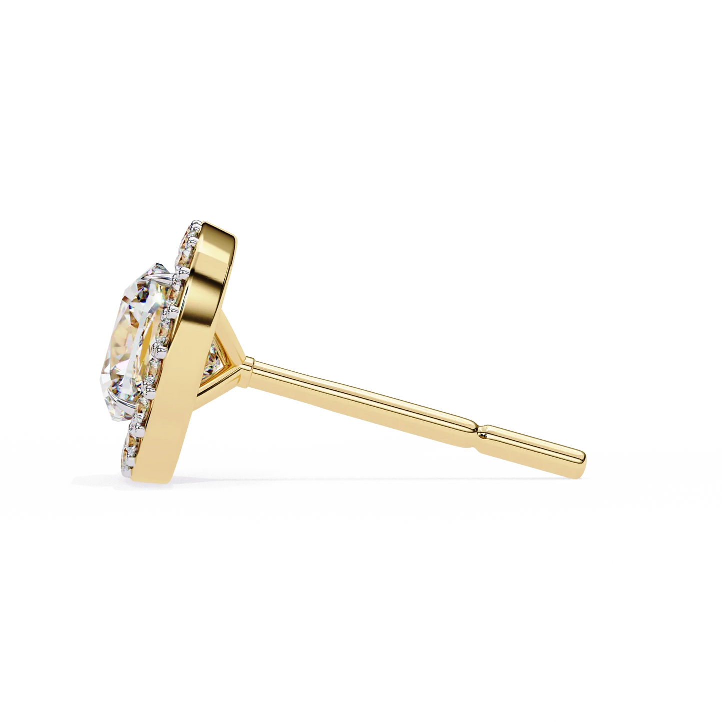 Sparkle Halo Diamond Studs CaratLink