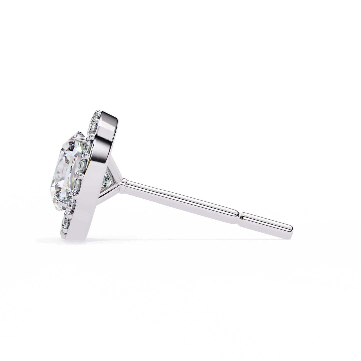 Sparkle Halo Diamond Studs CaratLink