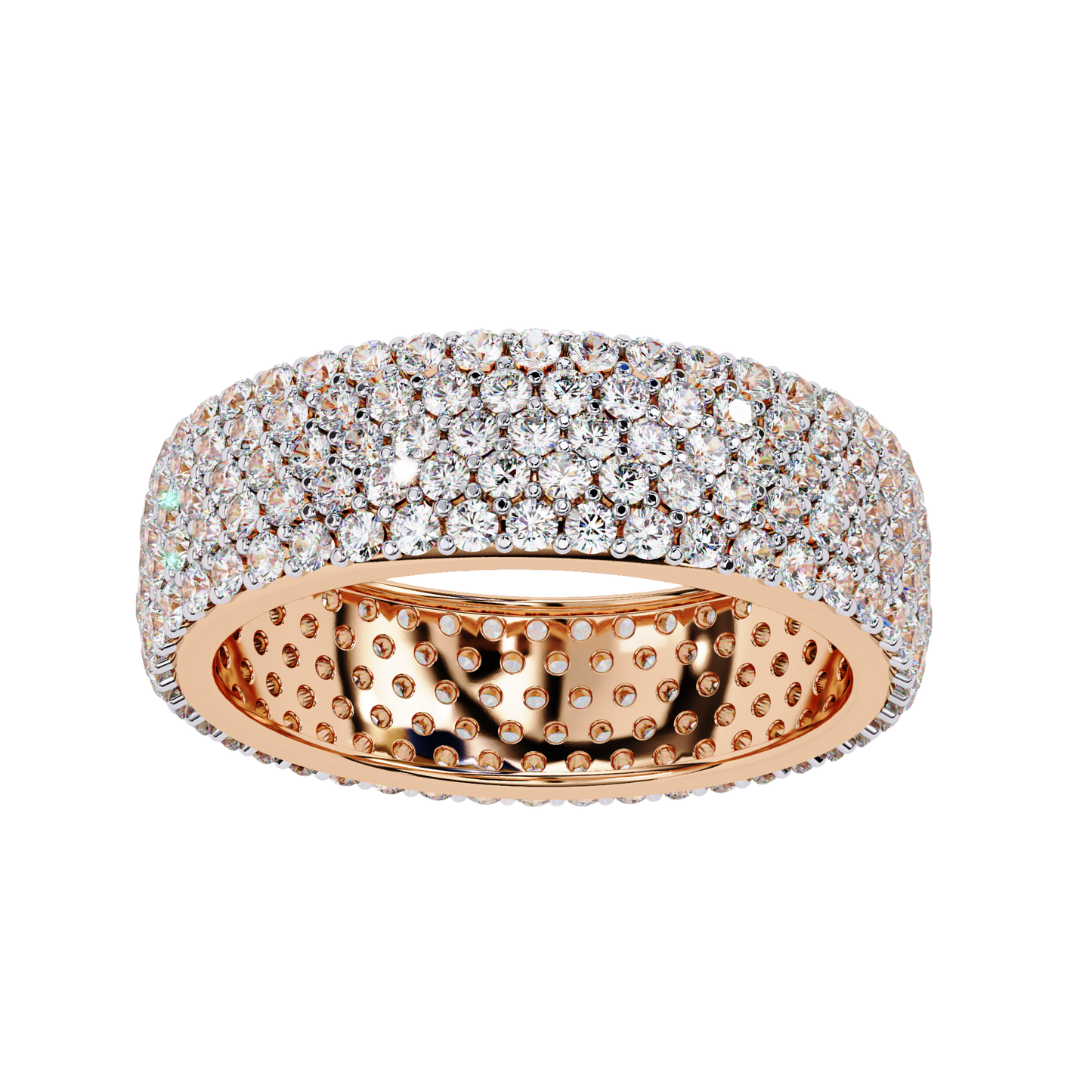 Luxury Diamond Eternity Band Carat Link Jewels