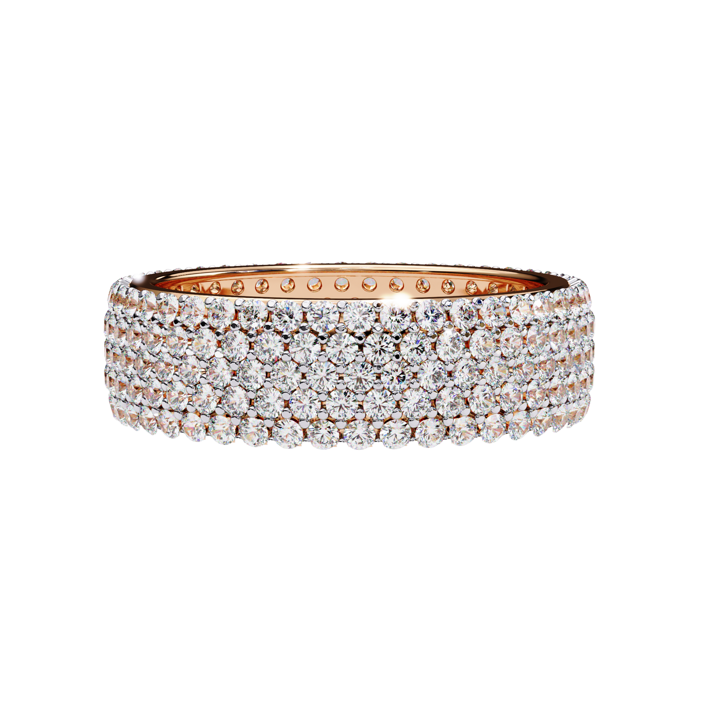 Luxury Diamond Eternity Band Carat Link Jewels