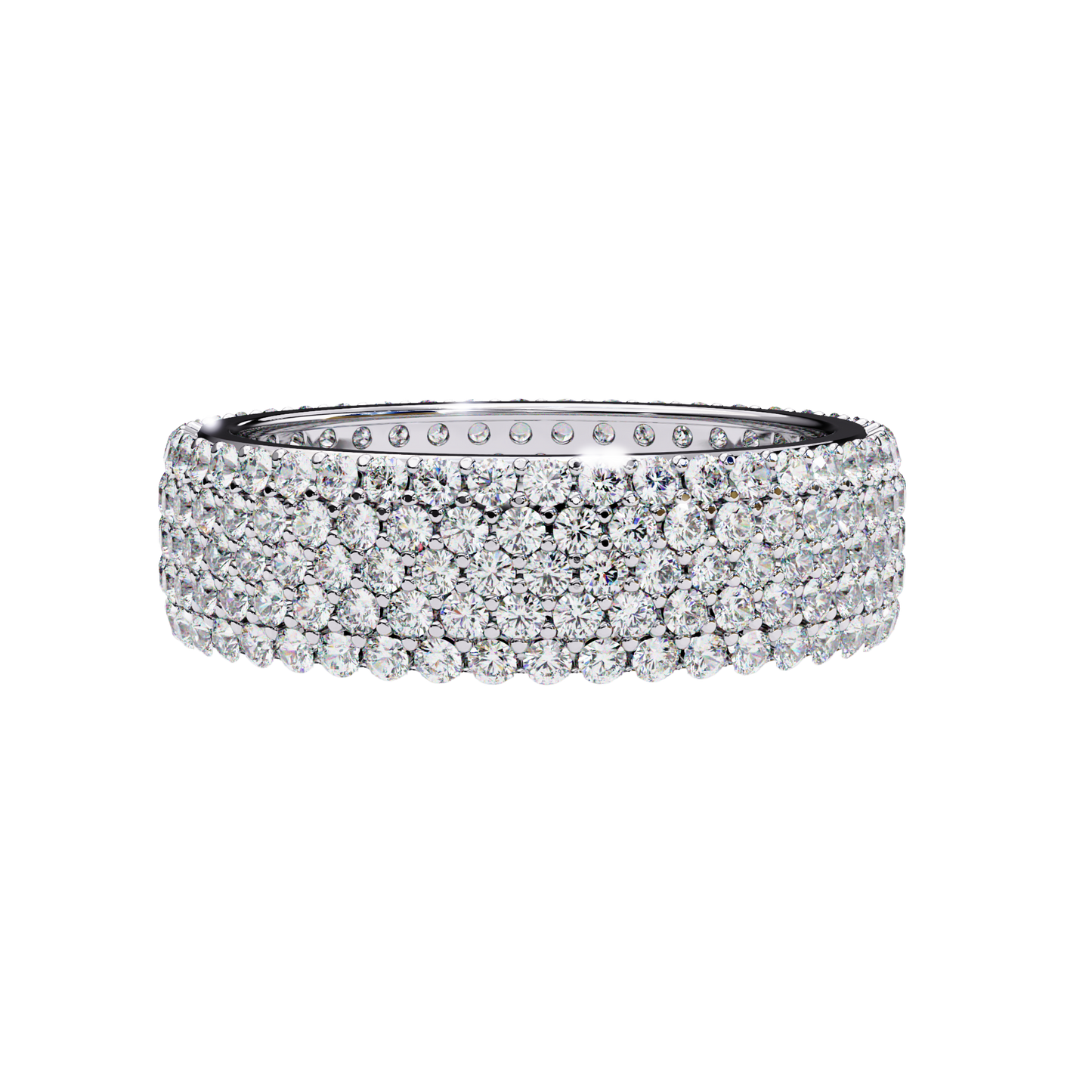 Luxury Diamond Eternity Band Carat Link Jewels