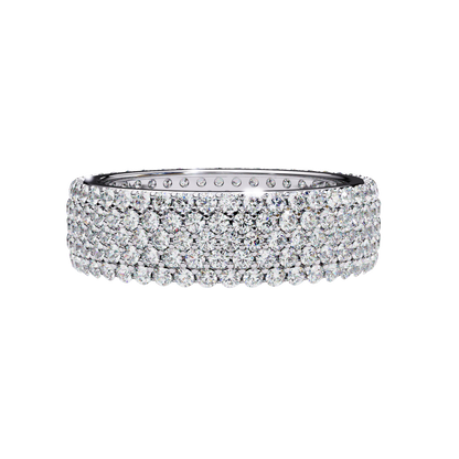 Luxury Diamond Eternity Band Carat Link Jewels