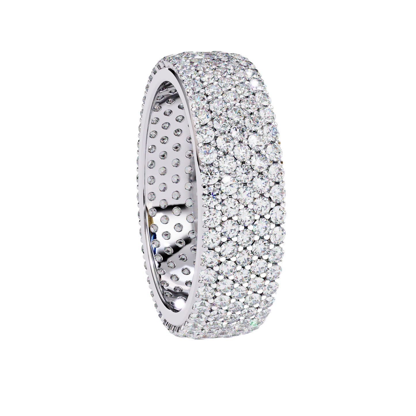Luxury Diamond Eternity Band Carat Link Jewels