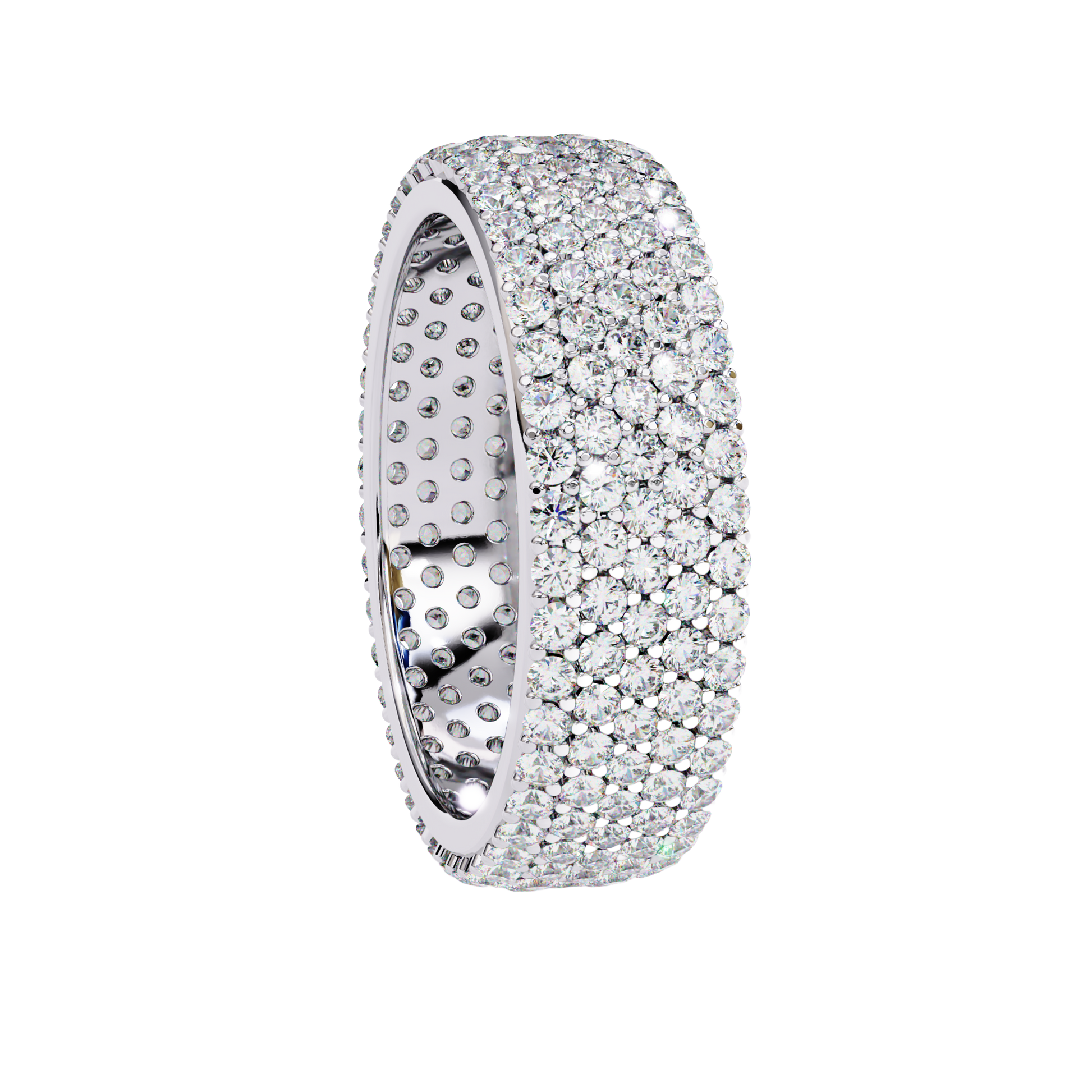 Luxury Diamond Eternity Band Carat Link Jewels