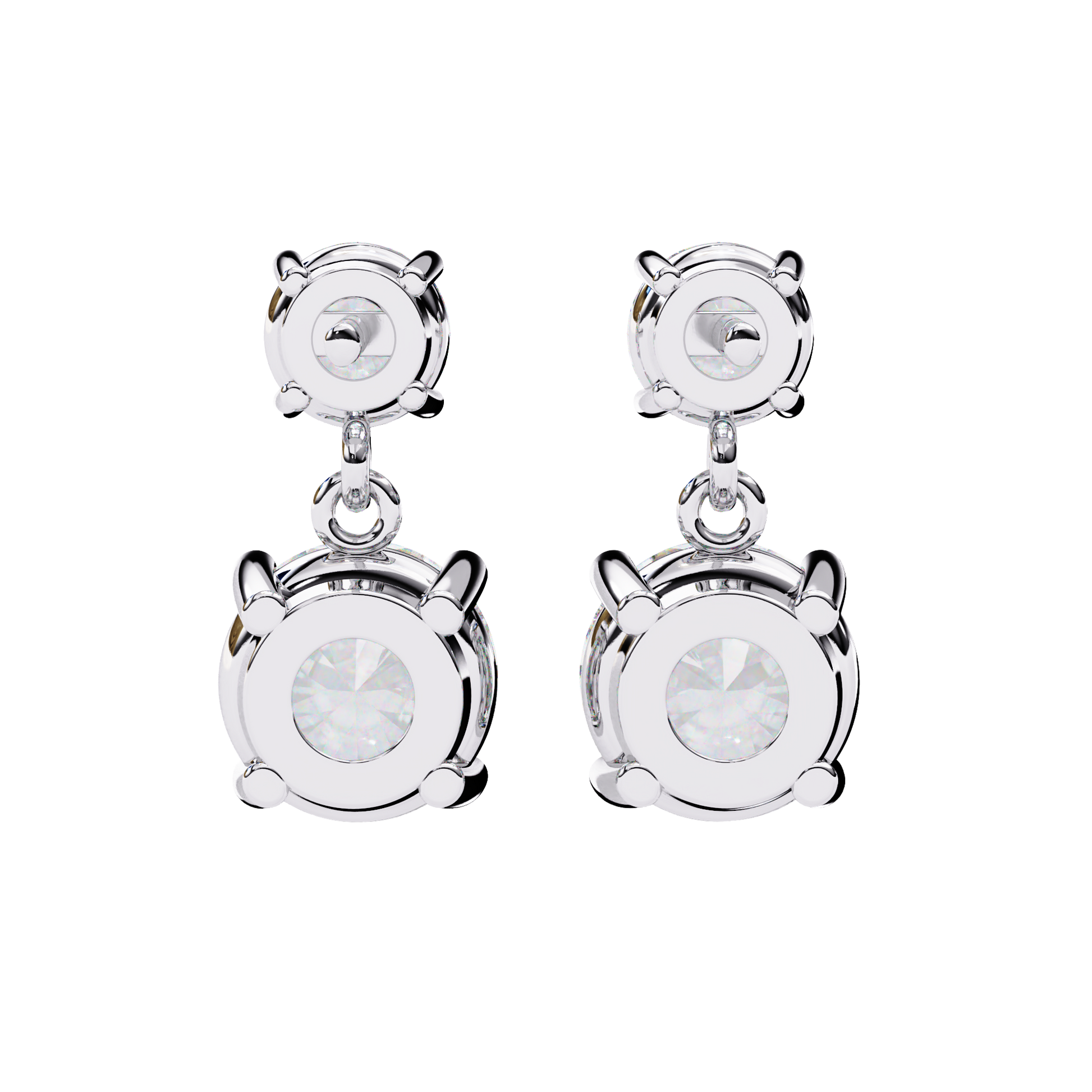 Double Round Drop Diamond CaratLink