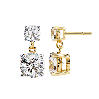 Double Round Drop Diamond CaratLink