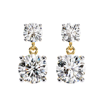 Double Round Drop Diamond CaratLink