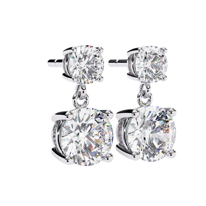 Double Round Drop Diamond CaratLink