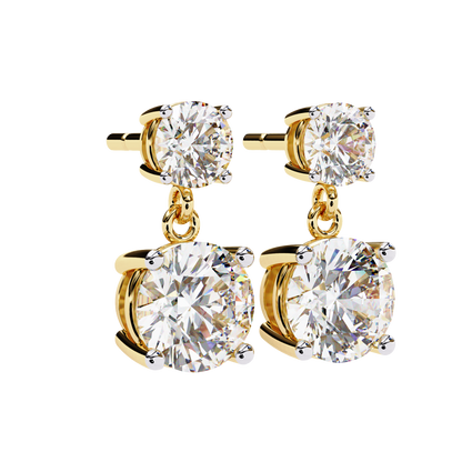 Double Round Drop Diamond CaratLink