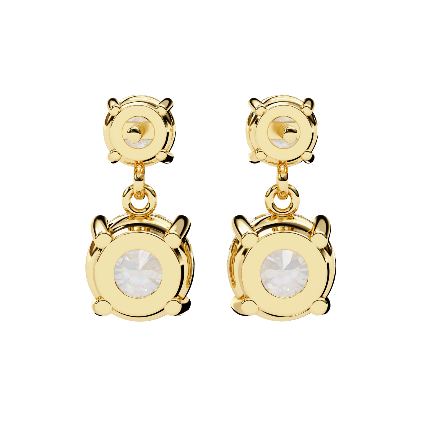 Double Round Drop Diamond CaratLink