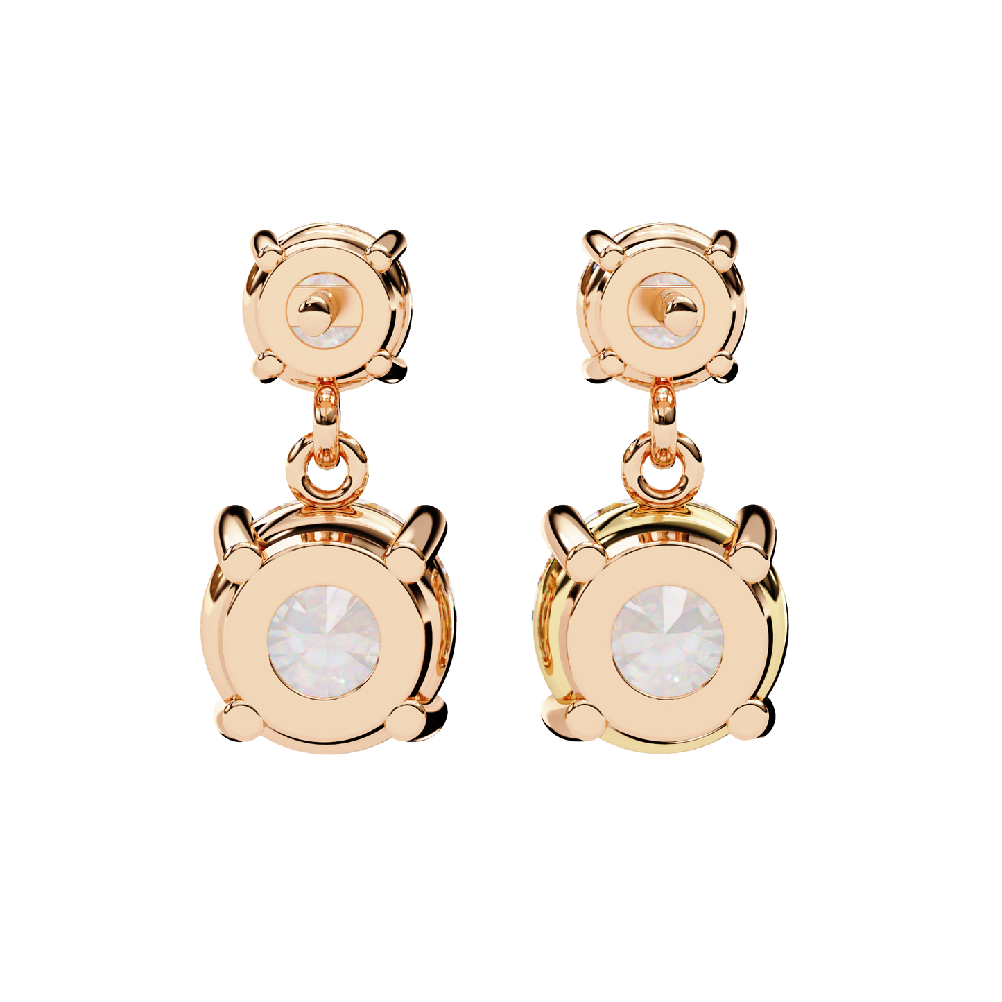 Double Round Drop Diamond CaratLink