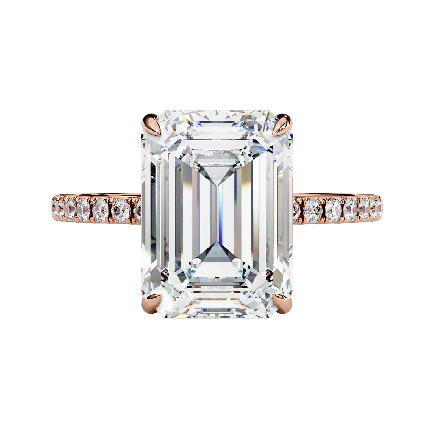 Timeless Spark Emerald Engagement Ring Carat Link Jewels