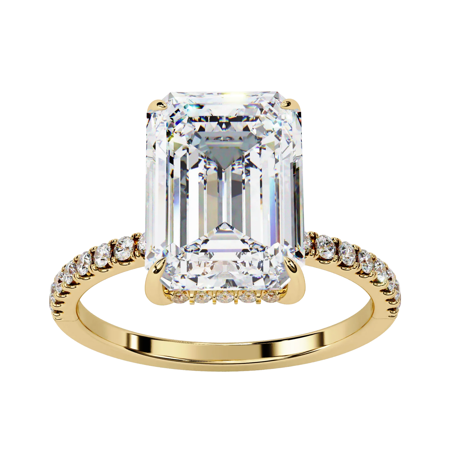 Timeless Spark Emerald Engagement Ring Carat Link Jewels