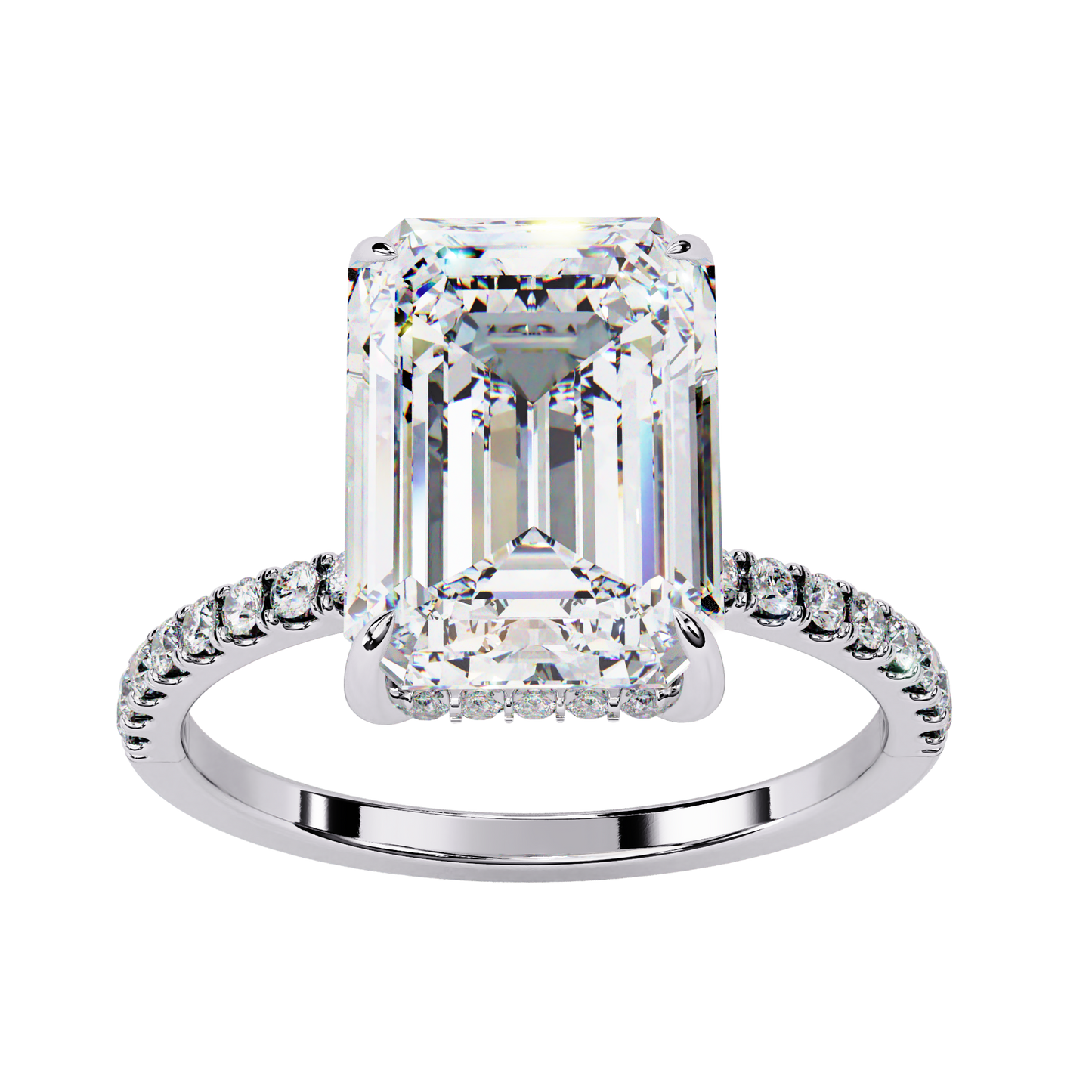 Timeless Spark Emerald Engagement Ring Carat Link Jewels