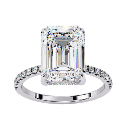 Timeless Spark Emerald Engagement Ring Carat Link Jewels