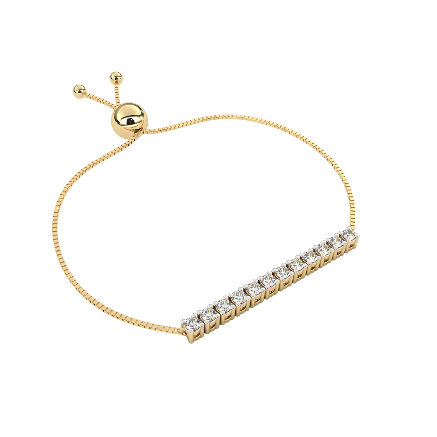 Radiant Line Diamond Bracelet Carat Link Jewels