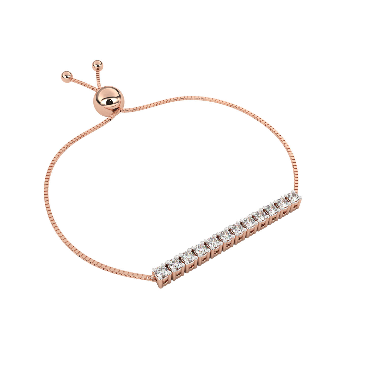Radiant Line Diamond Bracelet Carat Link Jewels