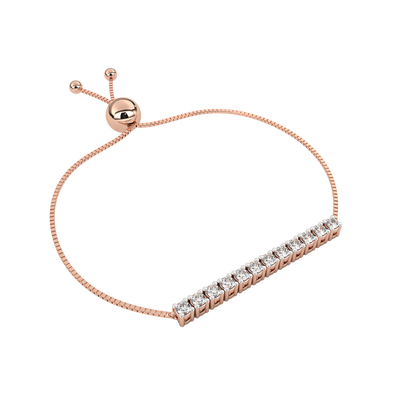 Radiant Line Diamond Bracelet Carat Link Jewels