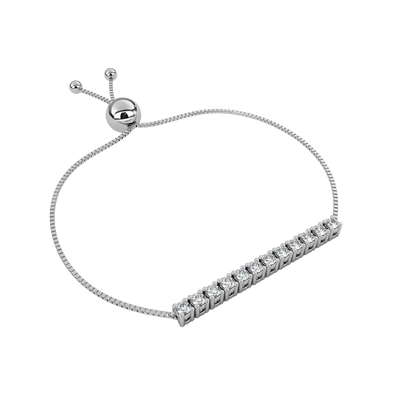 Radiant Line Diamond Bracelet Carat Link Jewels