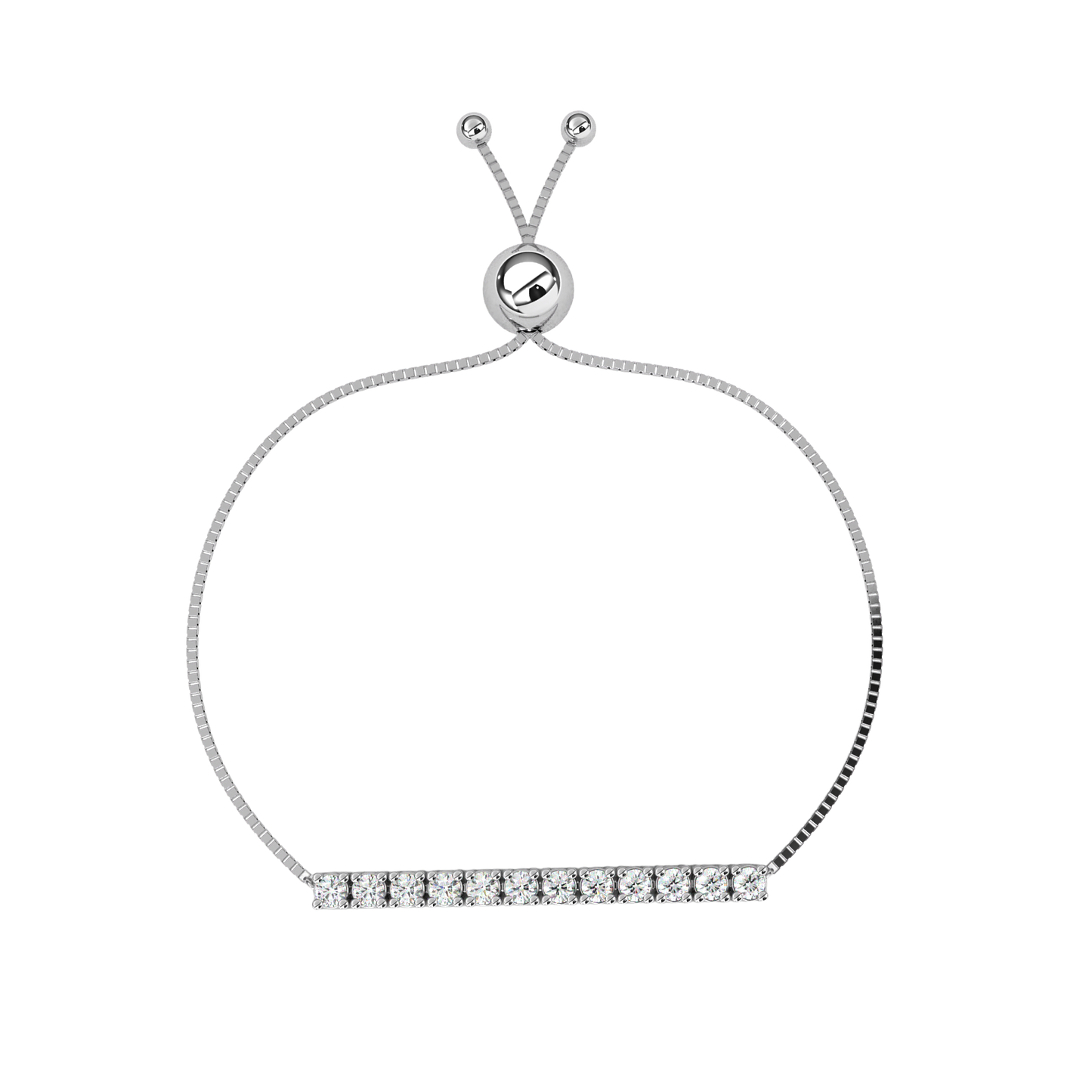 Radiant Line Diamond Bracelet Carat Link Jewels