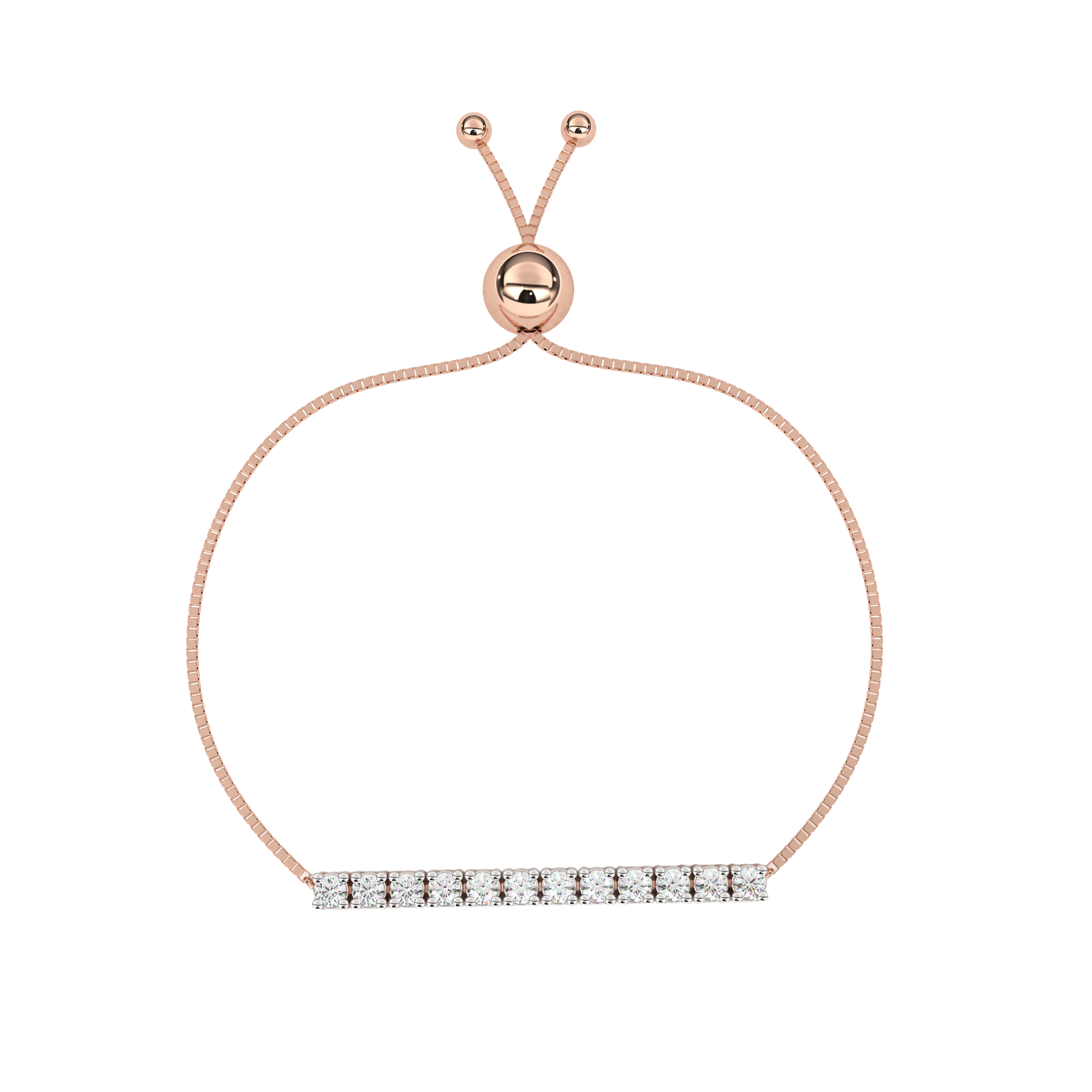 Radiant Line Diamond Bracelet Carat Link Jewels