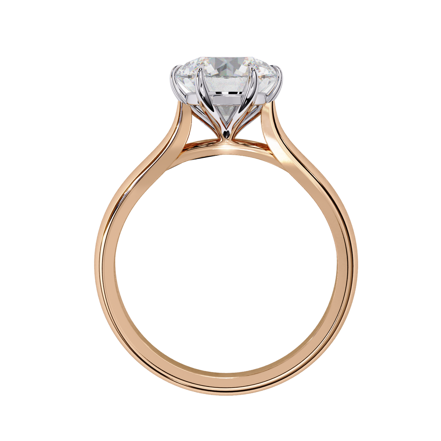 Classic Solitaire Round Diamond Engagement Ring Carat Link Jewels