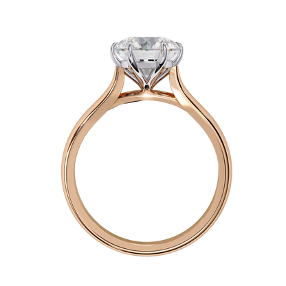 Classic Solitaire Round Diamond Engagement Ring Carat Link Jewels