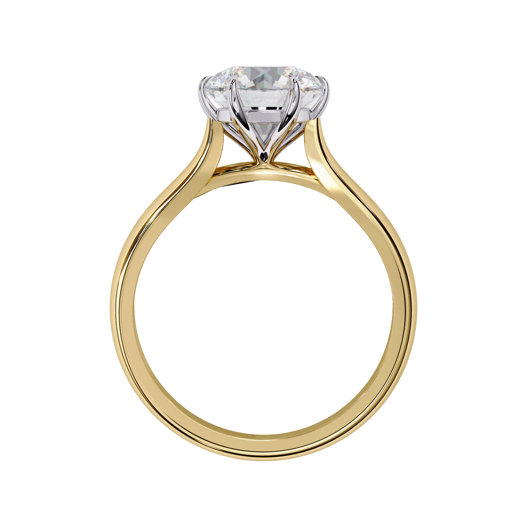 Classic Solitaire Round Diamond Engagement Ring Carat Link Jewels