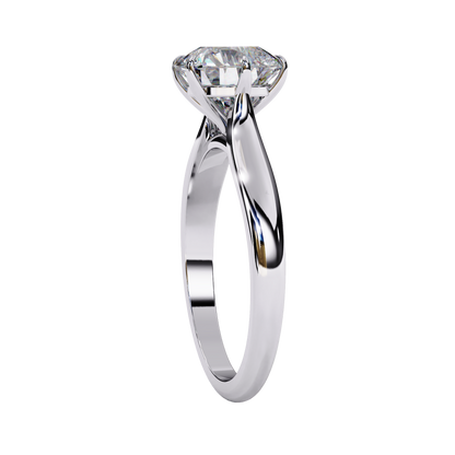 Classic Solitaire Round Diamond Engagement Ring Carat Link Jewels