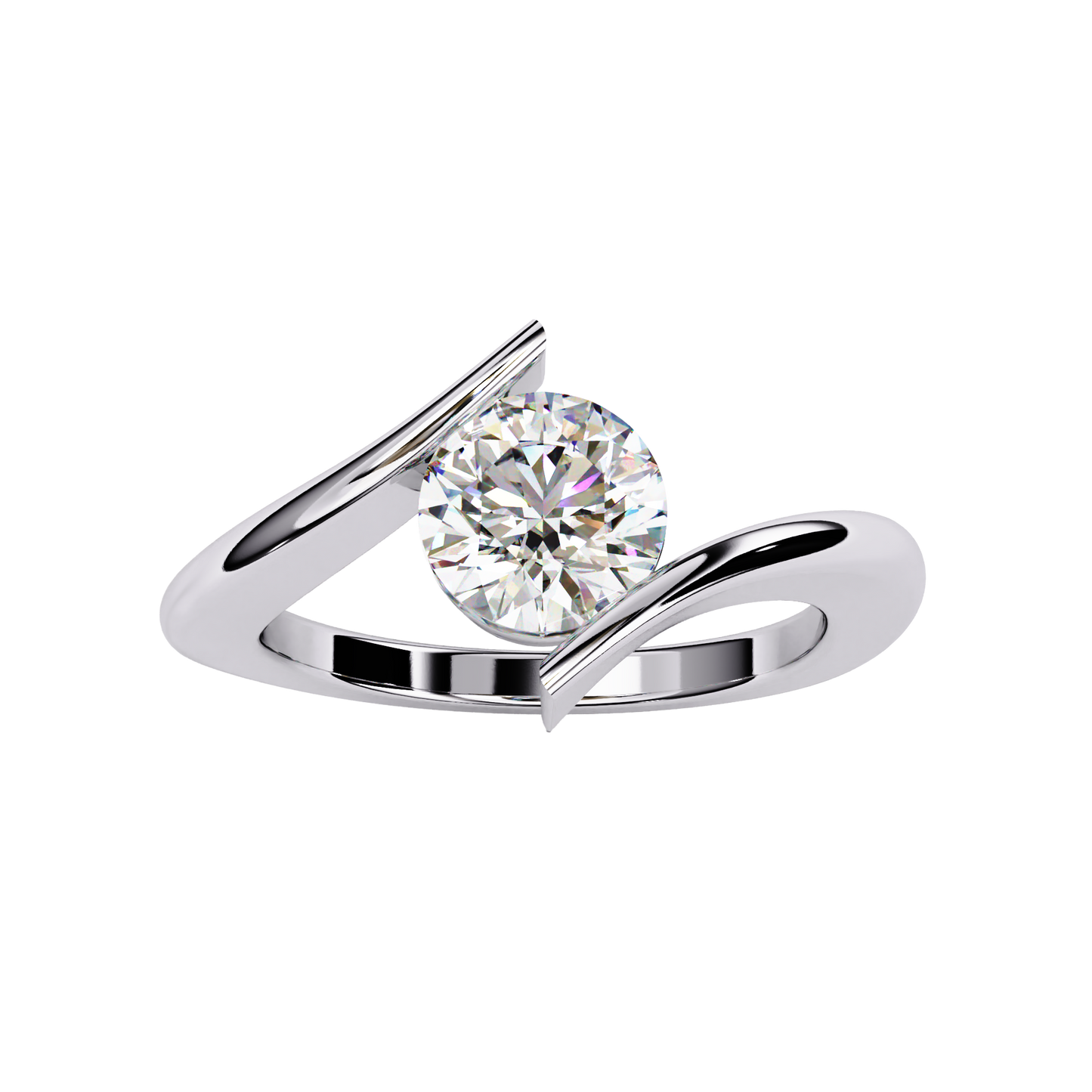 Eternal Embrace Solitaire Ring Carat Link Jewels