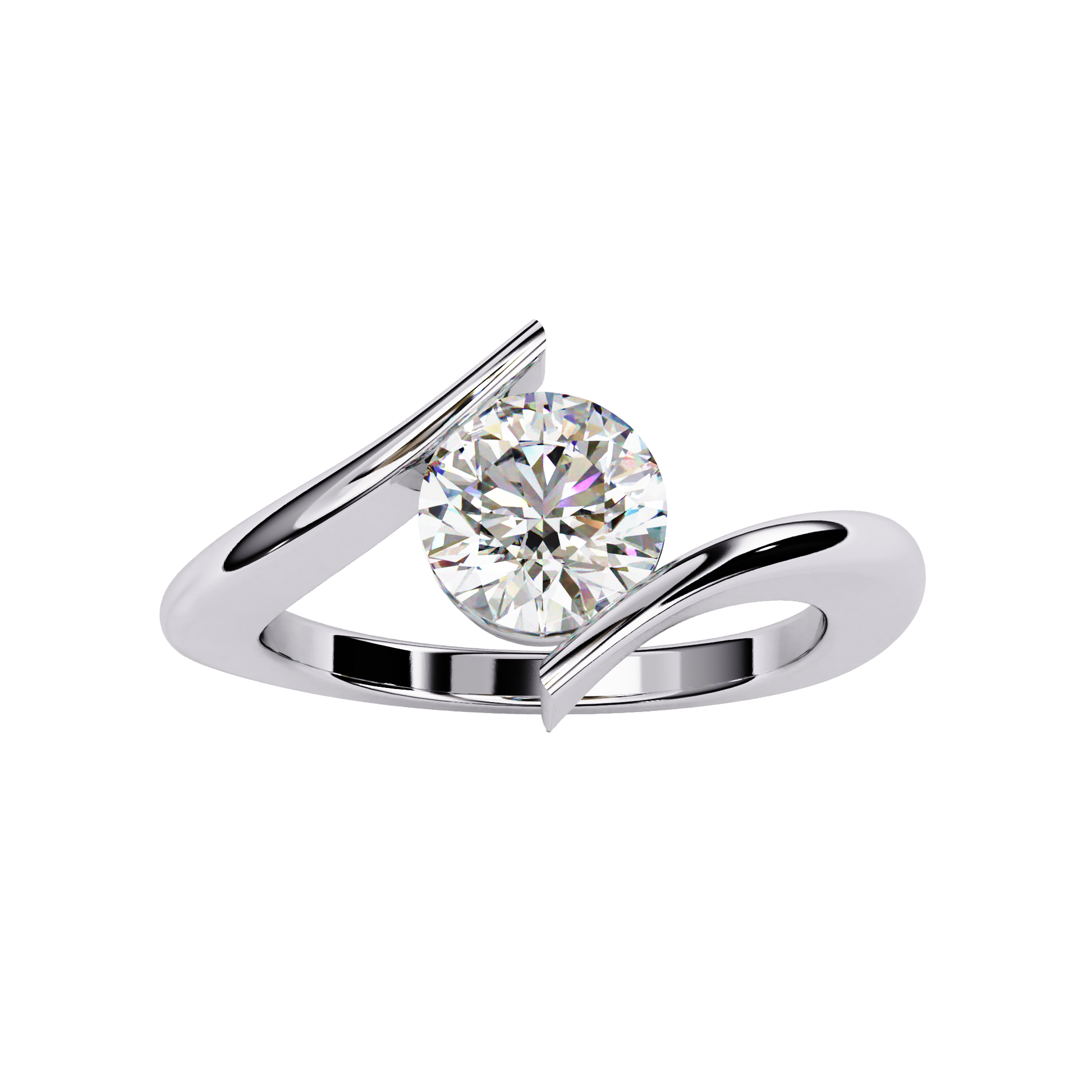 Eternal Embrace Solitaire Ring Carat Link Jewels