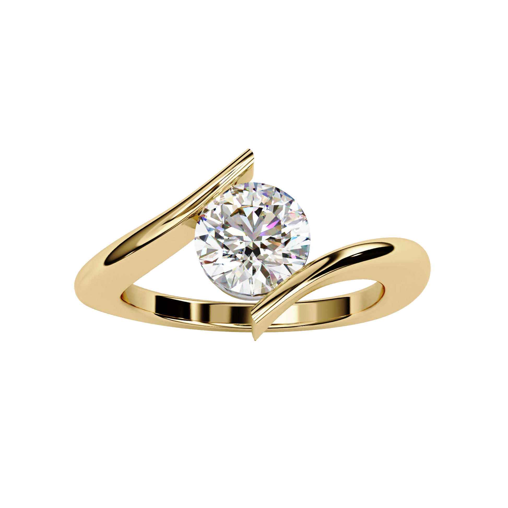 Eternal Embrace Solitaire Ring Carat Link Jewels