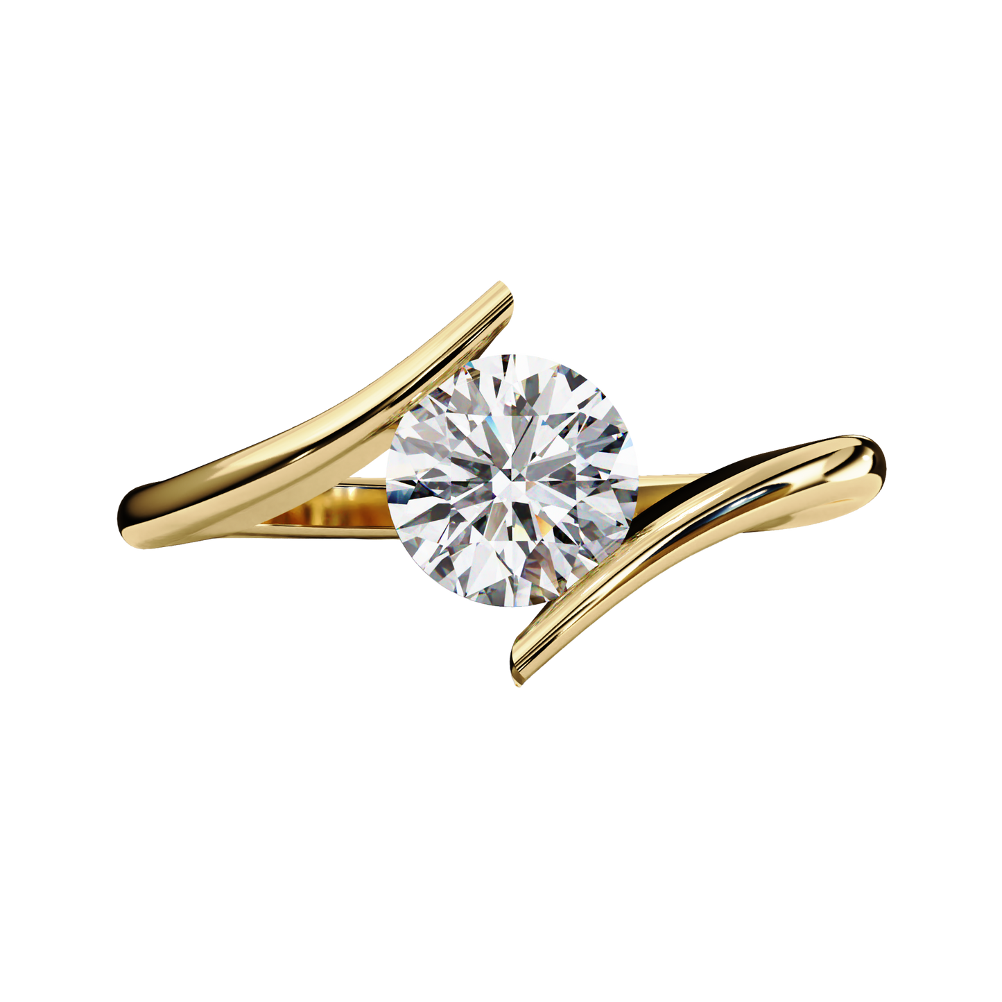 Eternal Embrace Solitaire Ring Carat Link Jewels