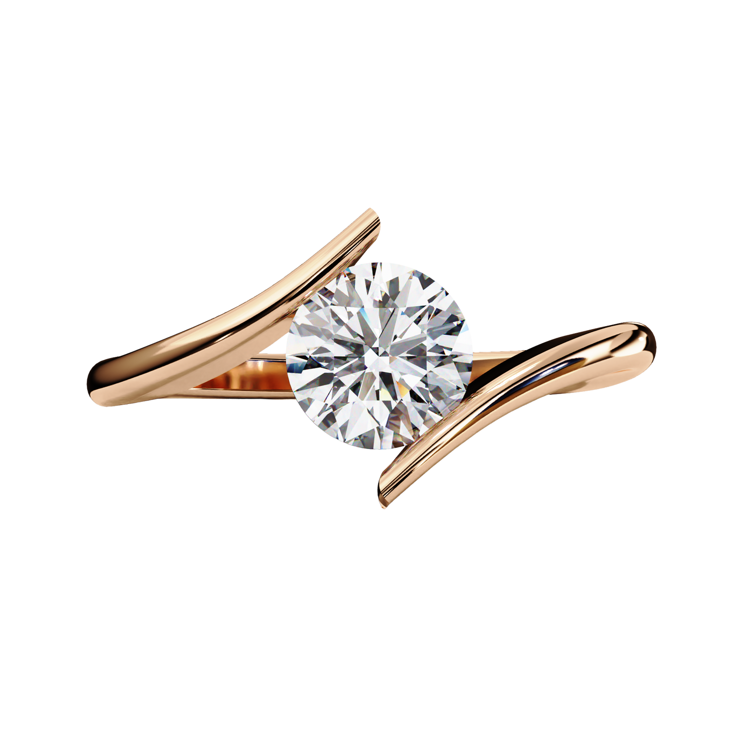 Eternal Embrace Solitaire Ring Carat Link Jewels